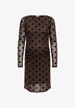 ONLY MATERNITY, OLMLAGUNA Midi - Robe de jour - coffee bean