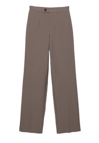 STRAIGHT-LEG DARTED -SMART - Pantalon classique - taupe
