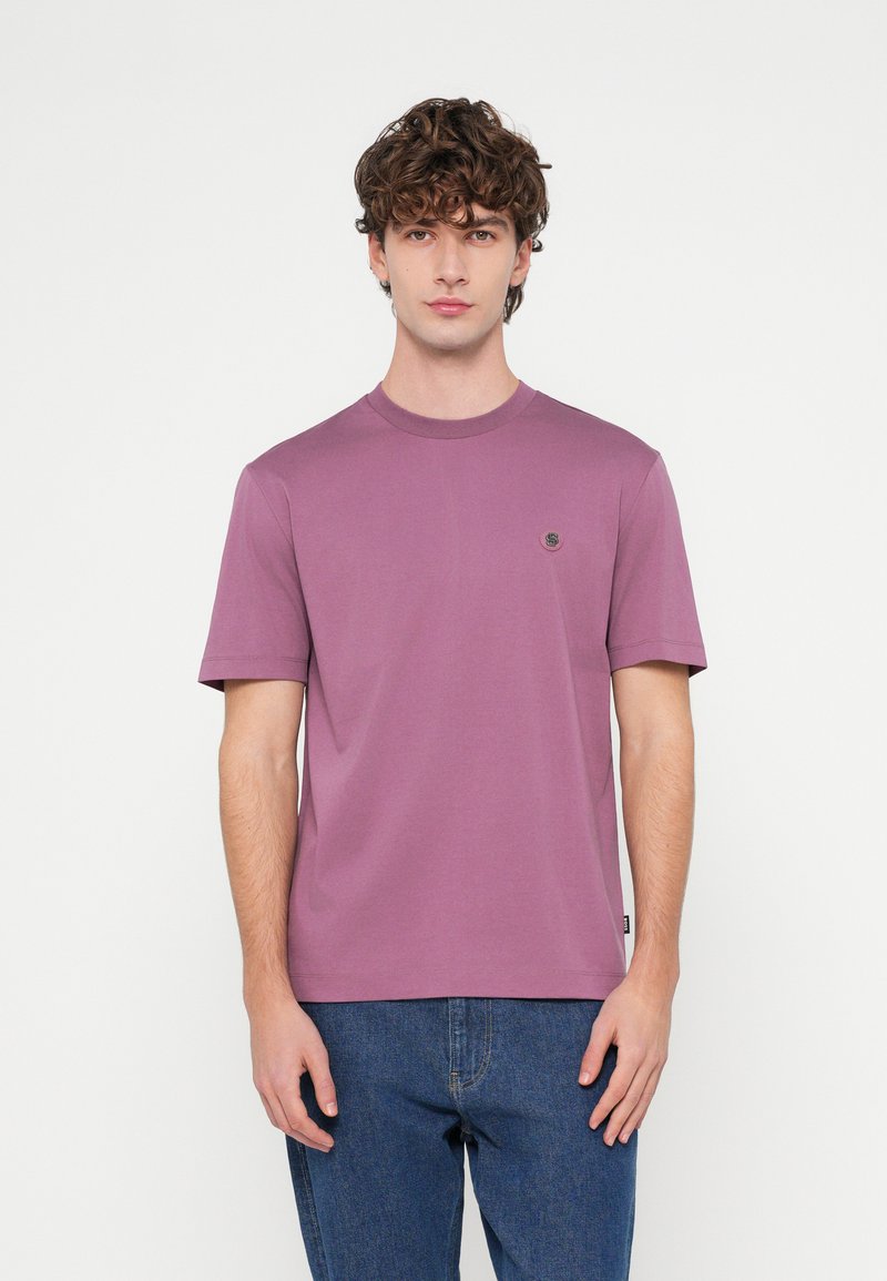 Boss T-shirt basic paars