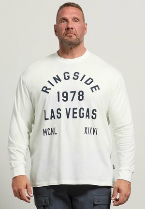 BadRhino, MEN'S LONG SLEEVE TOPS - T-shirt à manches longues - white
