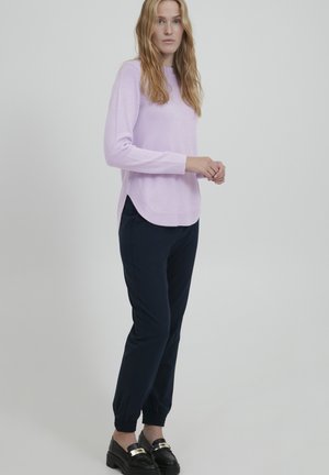 BYMALEA CREW NECK 2 - Strickpullover - pastel lilac