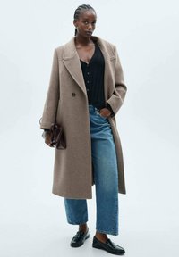Mango Classic coat - brown