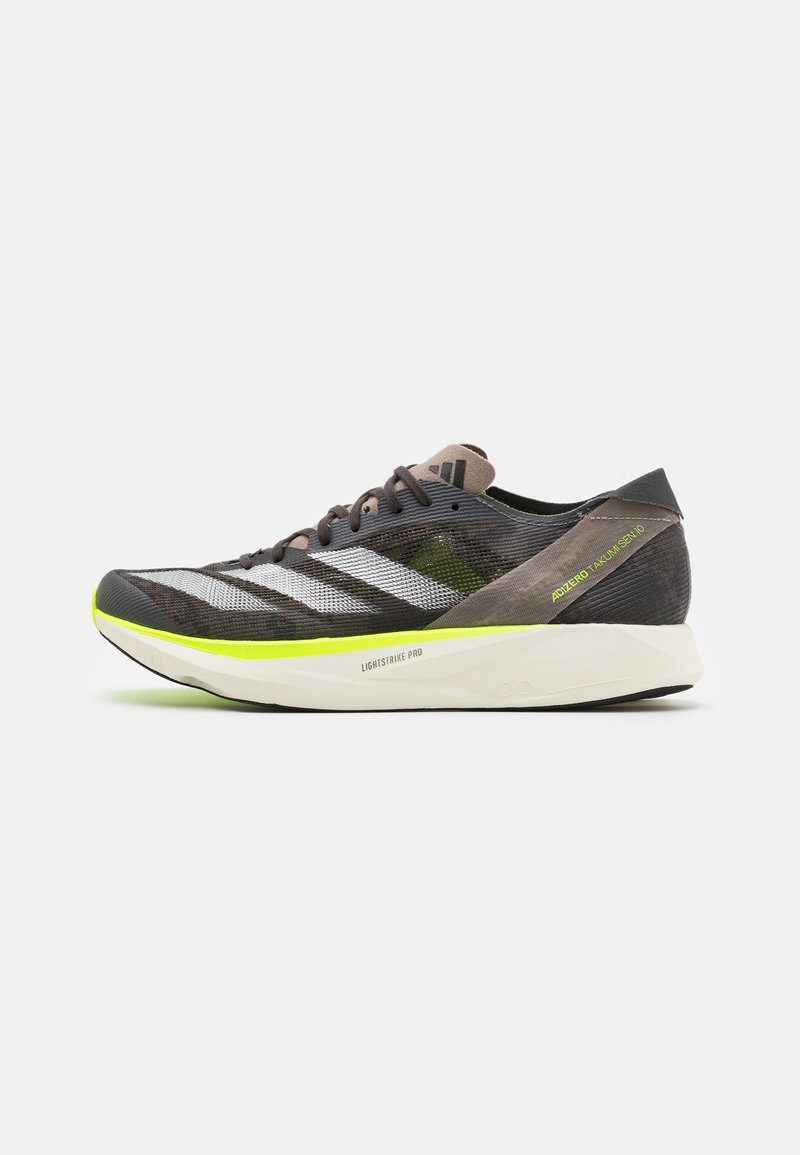 adidas Performance - ADIZERO TAKUMI SEN 10 - Chaussures de running sur route - charcoal/silver metallic/chalky brown, Agrandir