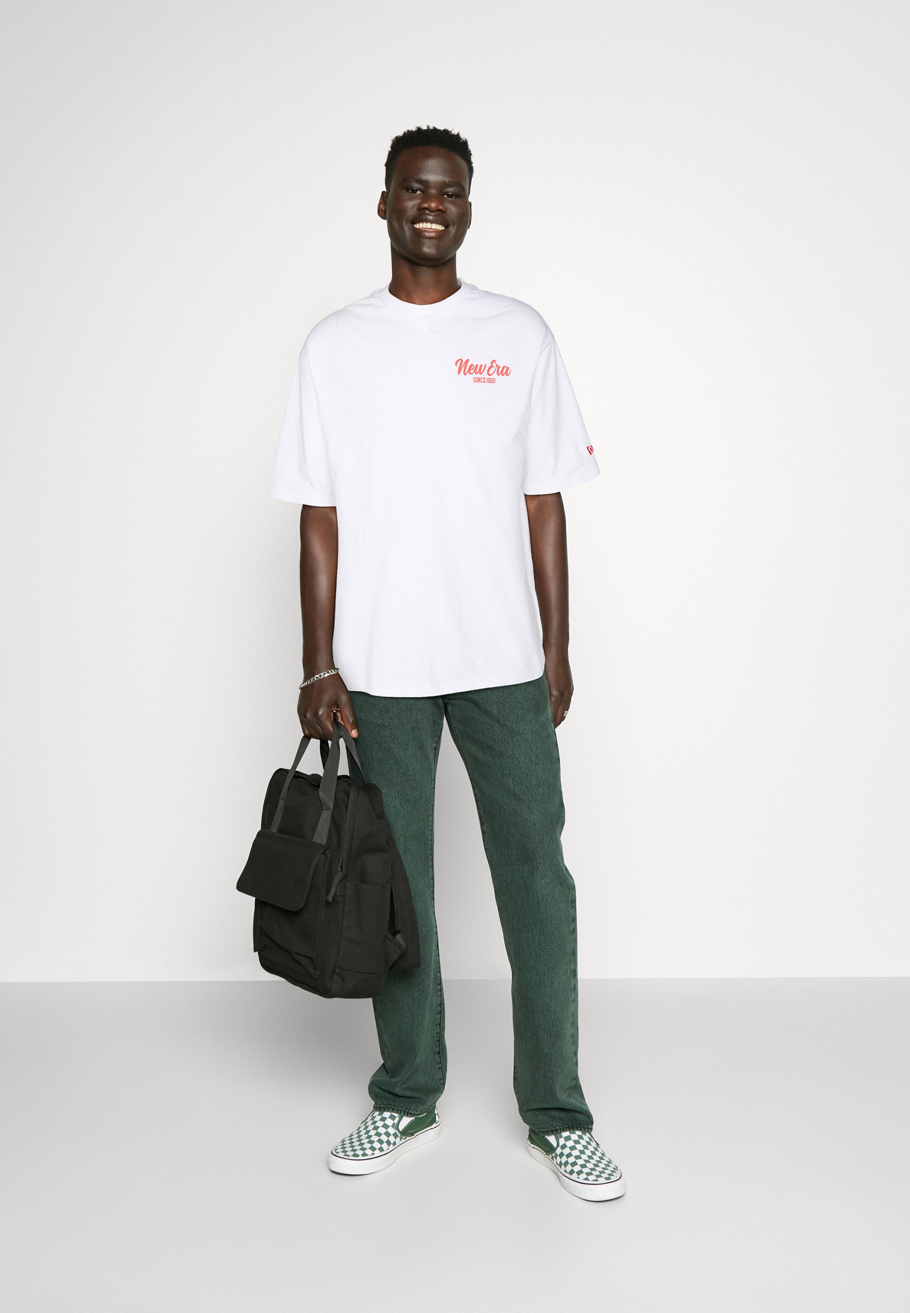 [New Era]★NE-TECH ICE TRICOT T-SHIRTS New Era - T-shirt z nadrukiem/biały - Zalando.pl