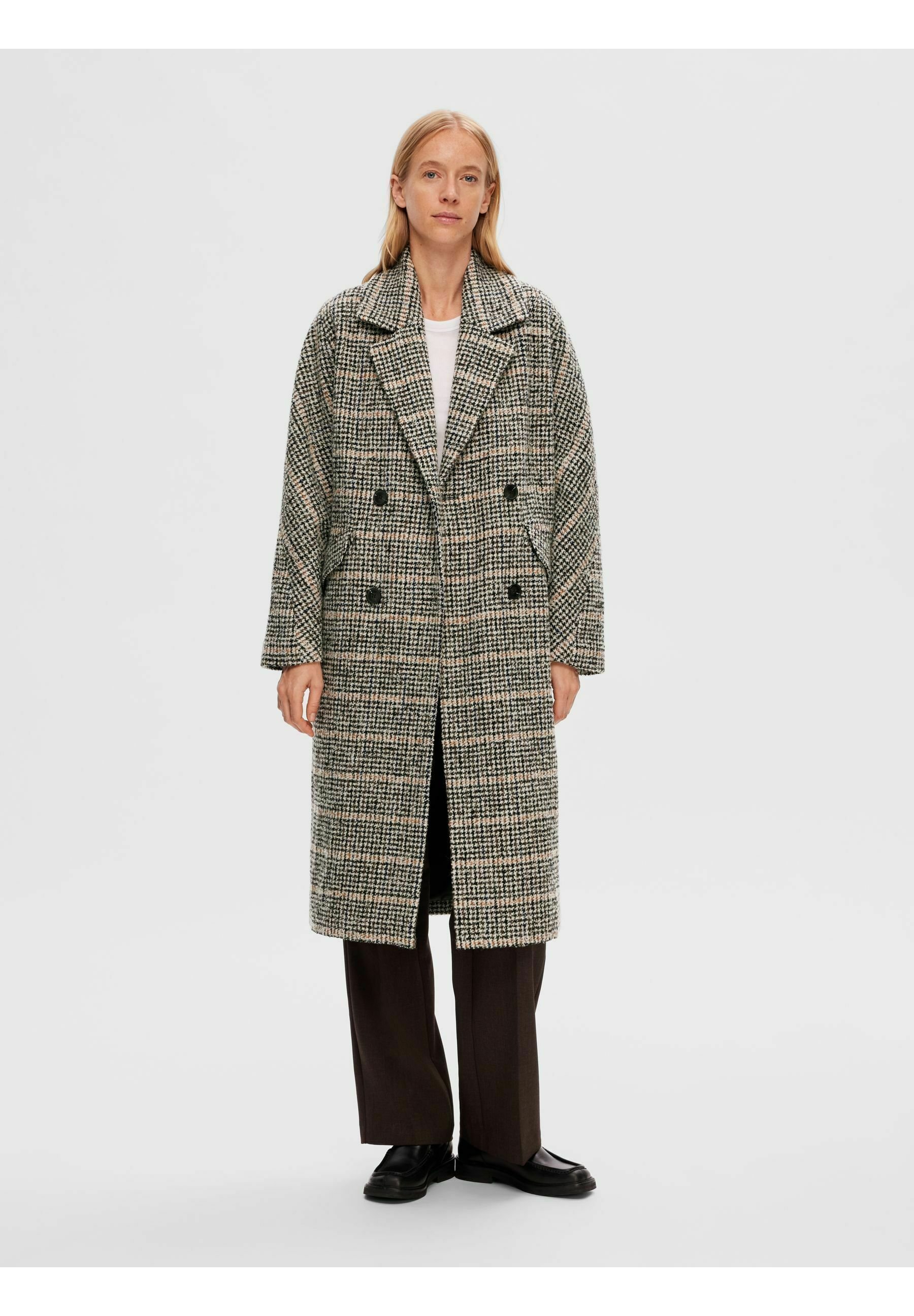 Mädchen Wintermantel - Eleganter Woll-Caban-Mantel Für Kleinkinder