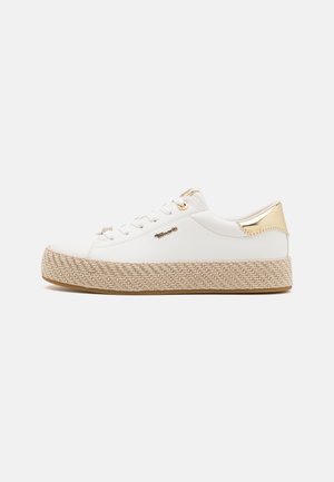 Sneakers laag - white/gold