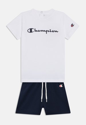 ICONS CONTRAST TODDLER WITH BIG LOGO SET - Παντελόνι φόρμας - white