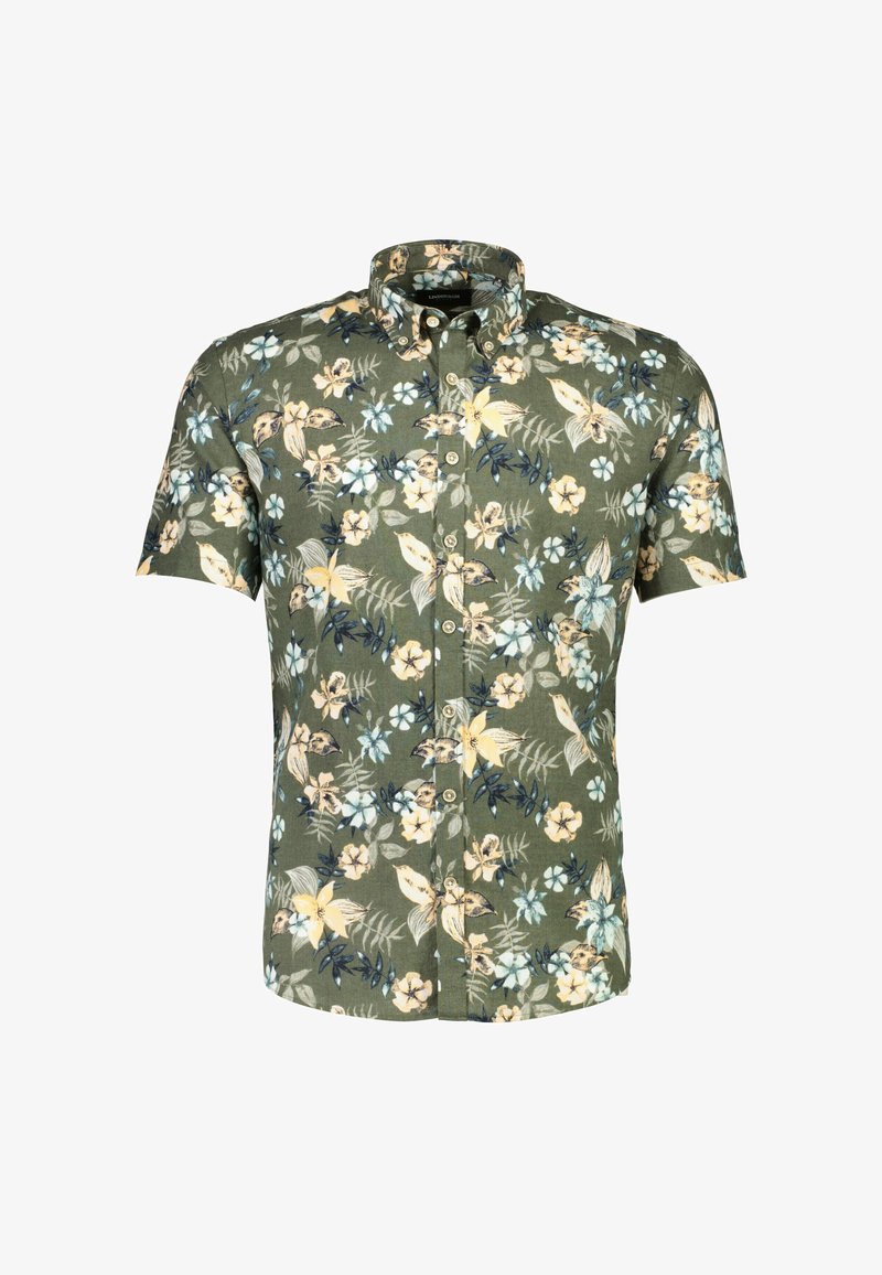 Lindbergh PRINTED - Kapuzenpullover - khaki