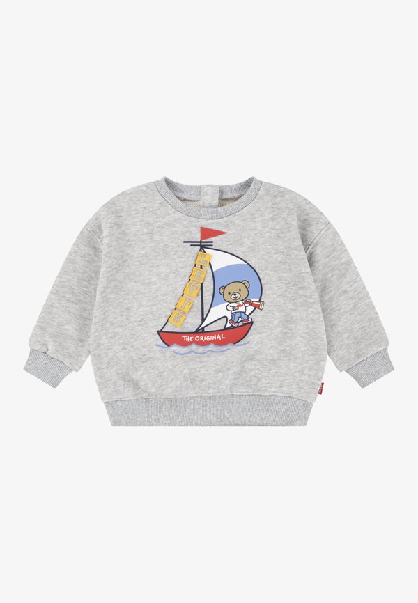 SAILING 3D CREW - Sweatshirt - light gray heather