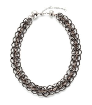 ROCKMANTIC - Collana - silver-coloured/grey
