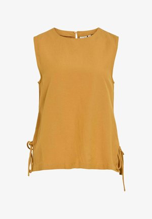 VILA, Sleeveless VIPRISILLA Round neck - Blouse - amber gold