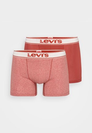 Levi's® MEN VINTAGE HEATHER BRIEF 2 PACK - Apakšbikses - red combo