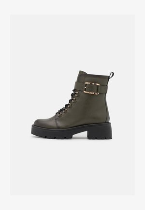 Tamaris Platform ankle boots - moss
