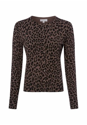 Cardigan - schlamm/schwarz