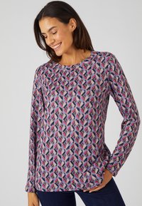 Damart CHAUDE, MANCHES LONGUES - Longsleeve - rose graphique