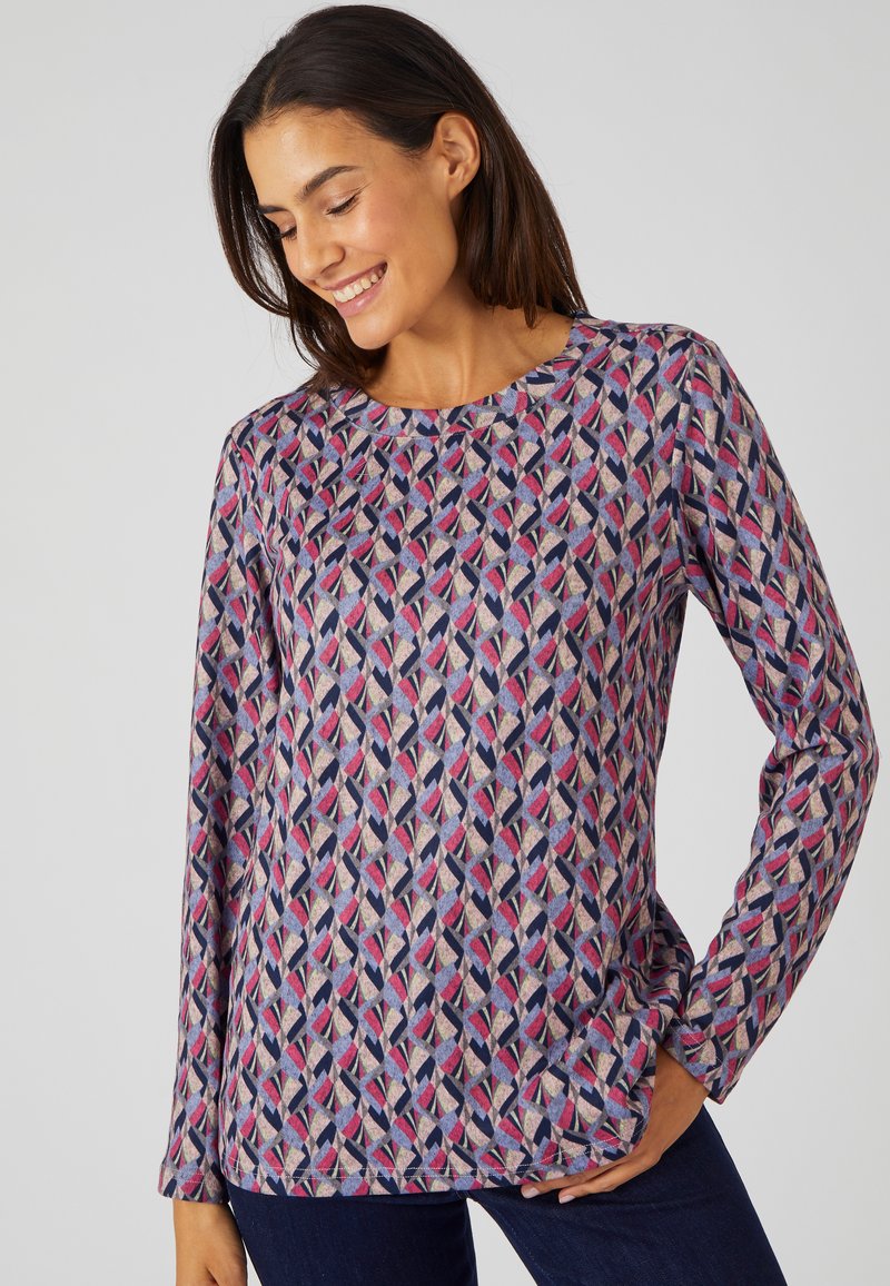 Damart CHAUDE, MANCHES LONGUES - Longsleeve - rose graphique