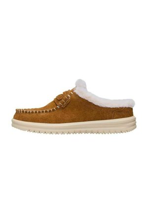 WENDY NXT MULE COZY - SLIP-ON SCHUHE - Pantofole - brown wood ash