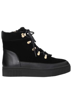Stivaletti con plateau - black
