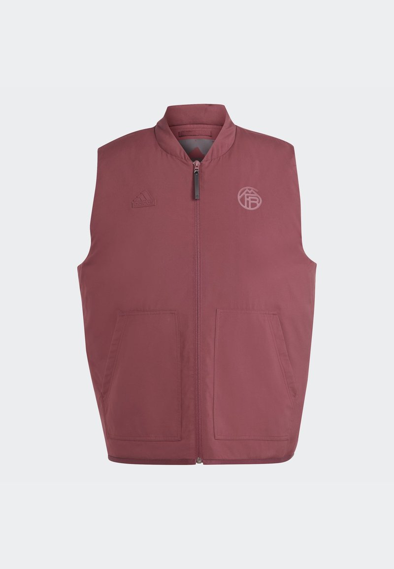 adidas performance Bodywarmer donkerrood adidas performance Bodywarmer donkerrood