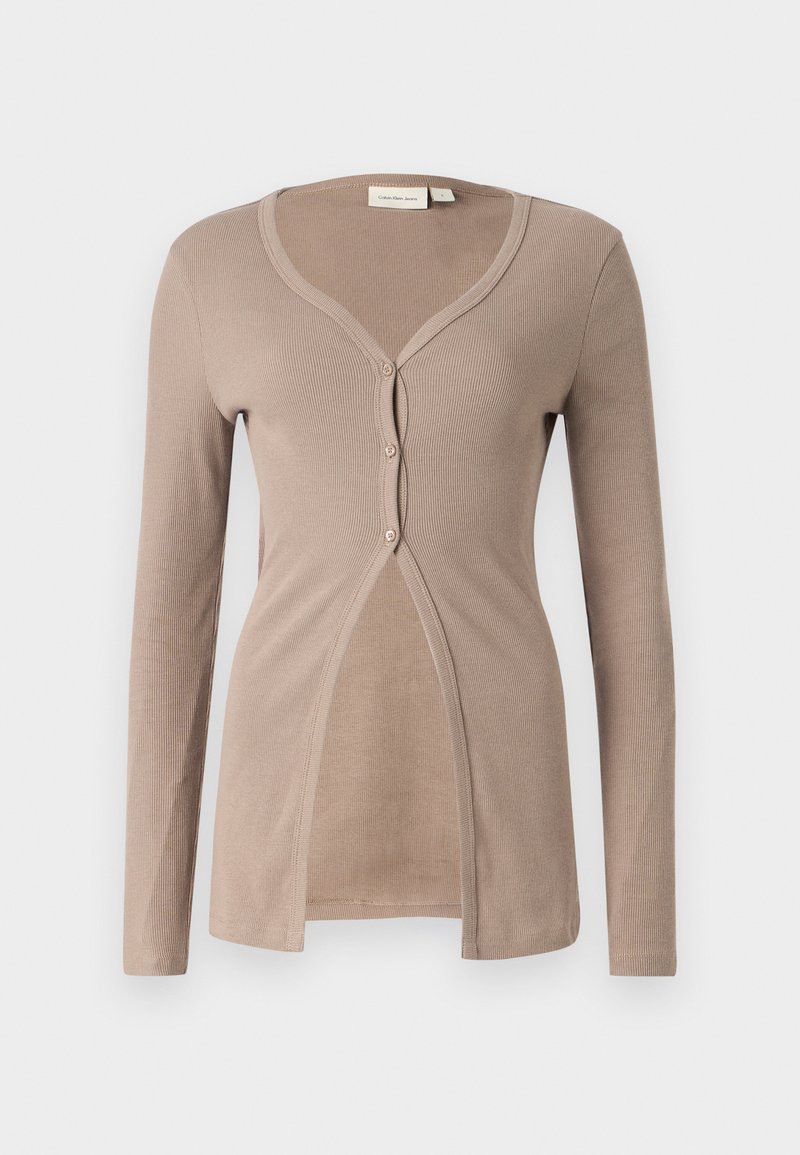 Calvin Klein Jeans Vest gemêleerd bruin Calvin Klein Jeans Vest gemêleerd bruin