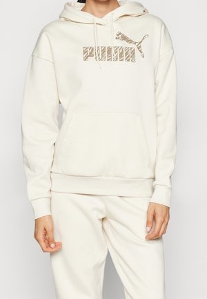 Felpa con cappuccio - off-white