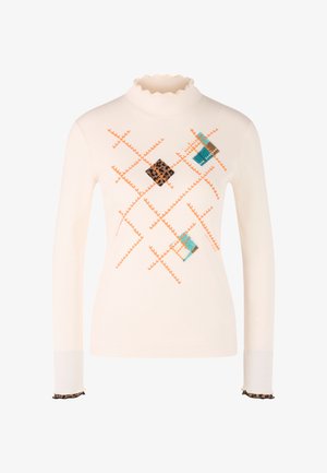 Marc Cain, Long sleeved top - bright ecru
