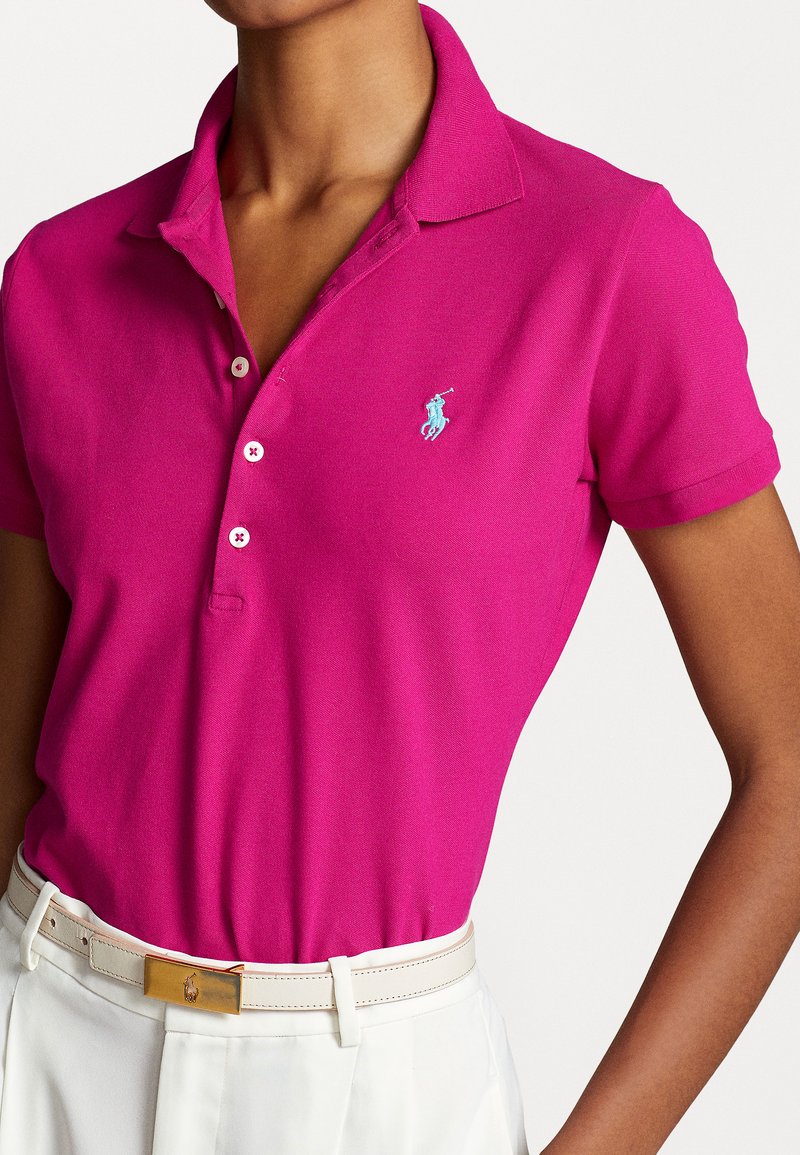 Polo Ralph Lauren JULIE SHORT SLEEVE - Polo shirt - pink sky/pink -  Zalando.de