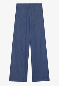 Wide leg - dark blue denim