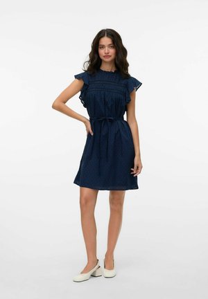 TRINE SL GA NOOS - Jerseyklänning - navy blazer
