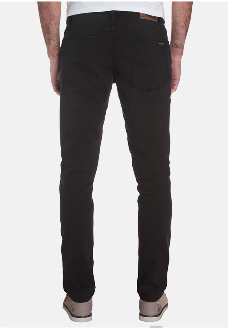 Volcom 2X4 DENIM - Vaqueros slim fit - black/negro - Zalando.es