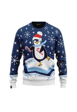 CHRISTMAS SKATEGUÏN - Strickpullover - blue