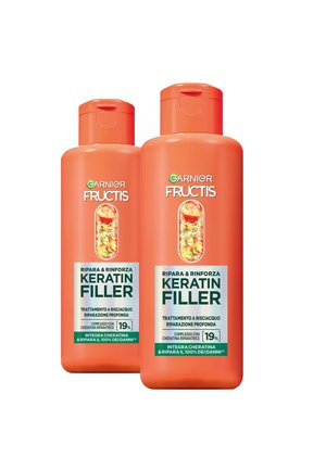 GARNIER TRATTAMENTO RIPARA&RINFORZA PER CAPELLI DANNEGGIATI - 2 PACK - Kit capelli - trasparente