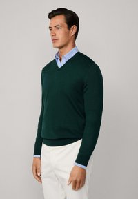 Hackett London Strickpullover - dark green