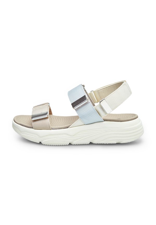 Plateausandalette - beige
