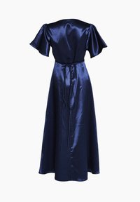 True Decadence SERENA CHAMPAGNE BRIDESMAID WRAP MIDI - Cocktailklänning - navy