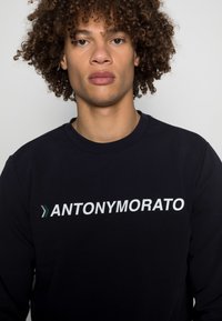 Antony Morato FIT IN STRETCH TERRY  FABRIC WITH RUBBER  - Camisola - ink blu