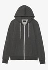 Majica s kapuljačom i patentnim zatvaračem - mottled dark grey