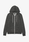 Sweatjacke - mottled dark grey