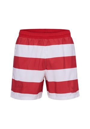 DBU FAN PATTERN LIFESTYLE  - Badeshorts - rot