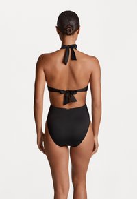 Lauren Ralph Lauren CUTOUT TWIST HALTER 1PC - Maudymosi kostiumėlis - black
