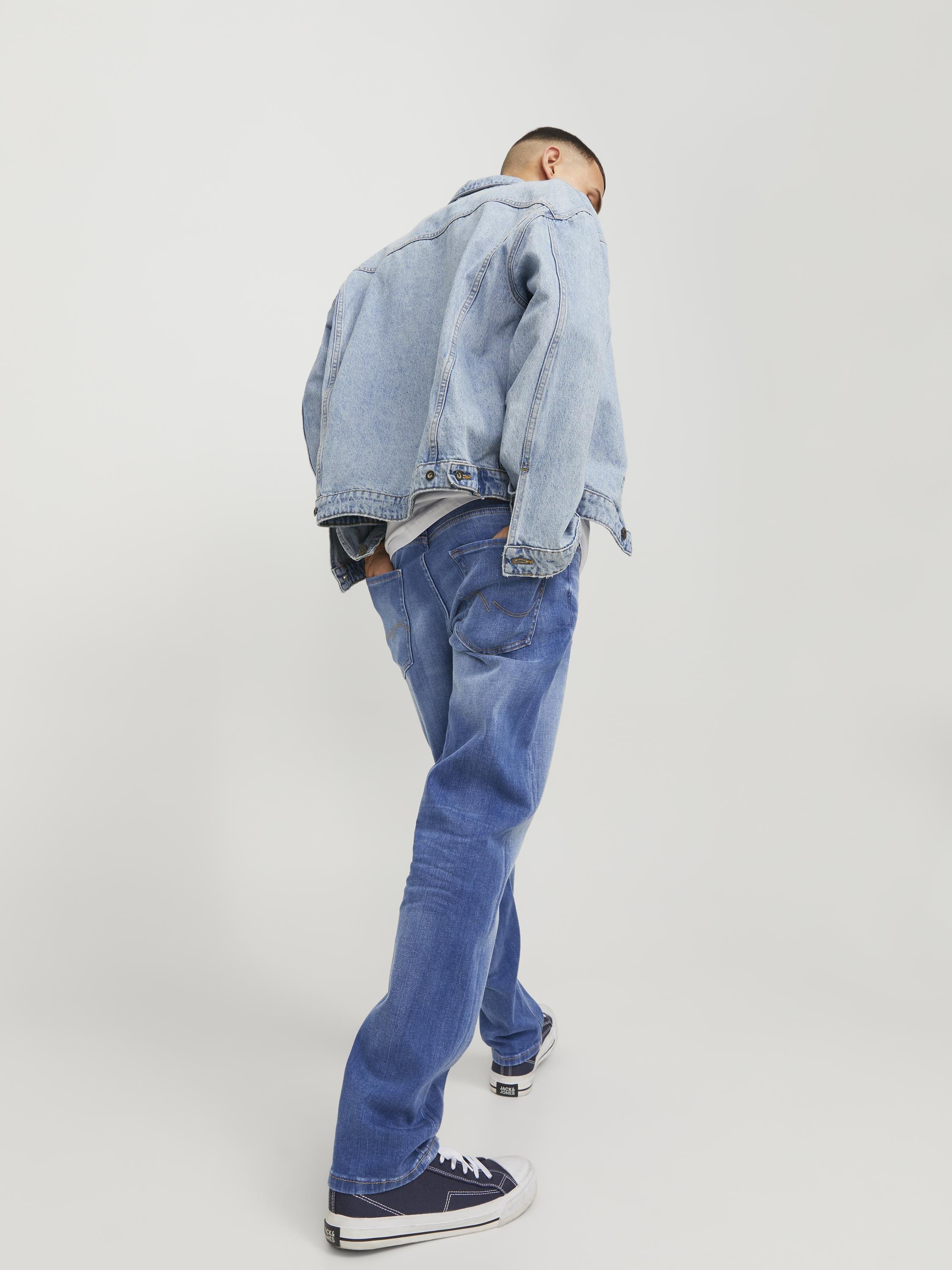 Jack & Jones MIKE ORIGINAL - Straight leg jeans - blue denim - Zalando