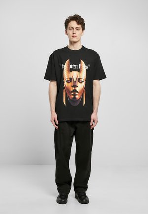 UNISEX PHARAOH HEAVY OVERSIZED TEE - T-shirt print - black