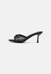 ALICENT - Mules med hæl - black