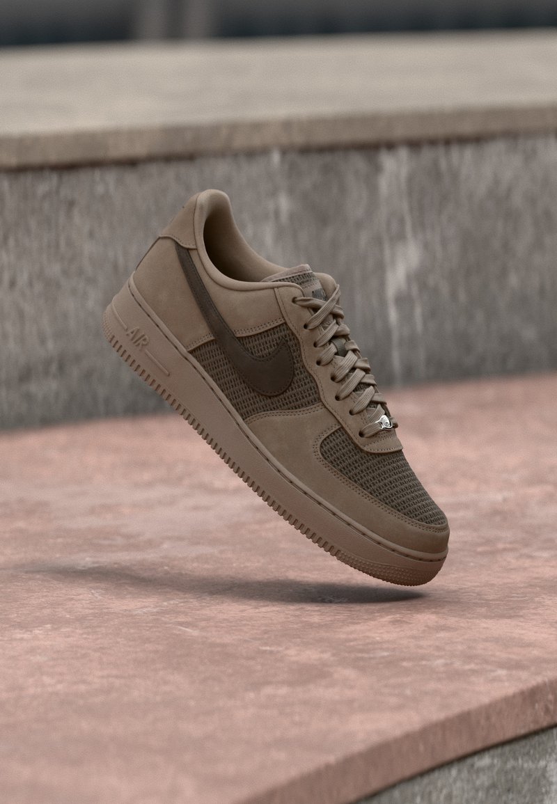 AIR FORCE 1 07 LV8 brown/dark hazel/metallic silver-coloured/brown