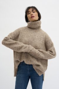 My Essential Wardrobe - ROLLNECK - Jumper - dune melange Thumbnail Image 1