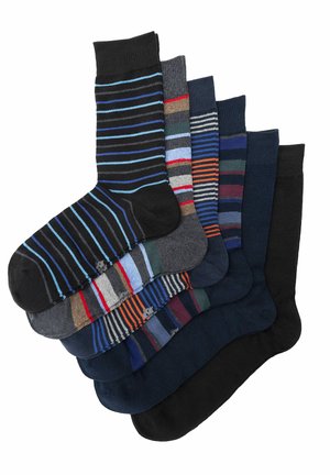 6 PACK CREW FANCY GIFT BOX - Socks - striped assortment