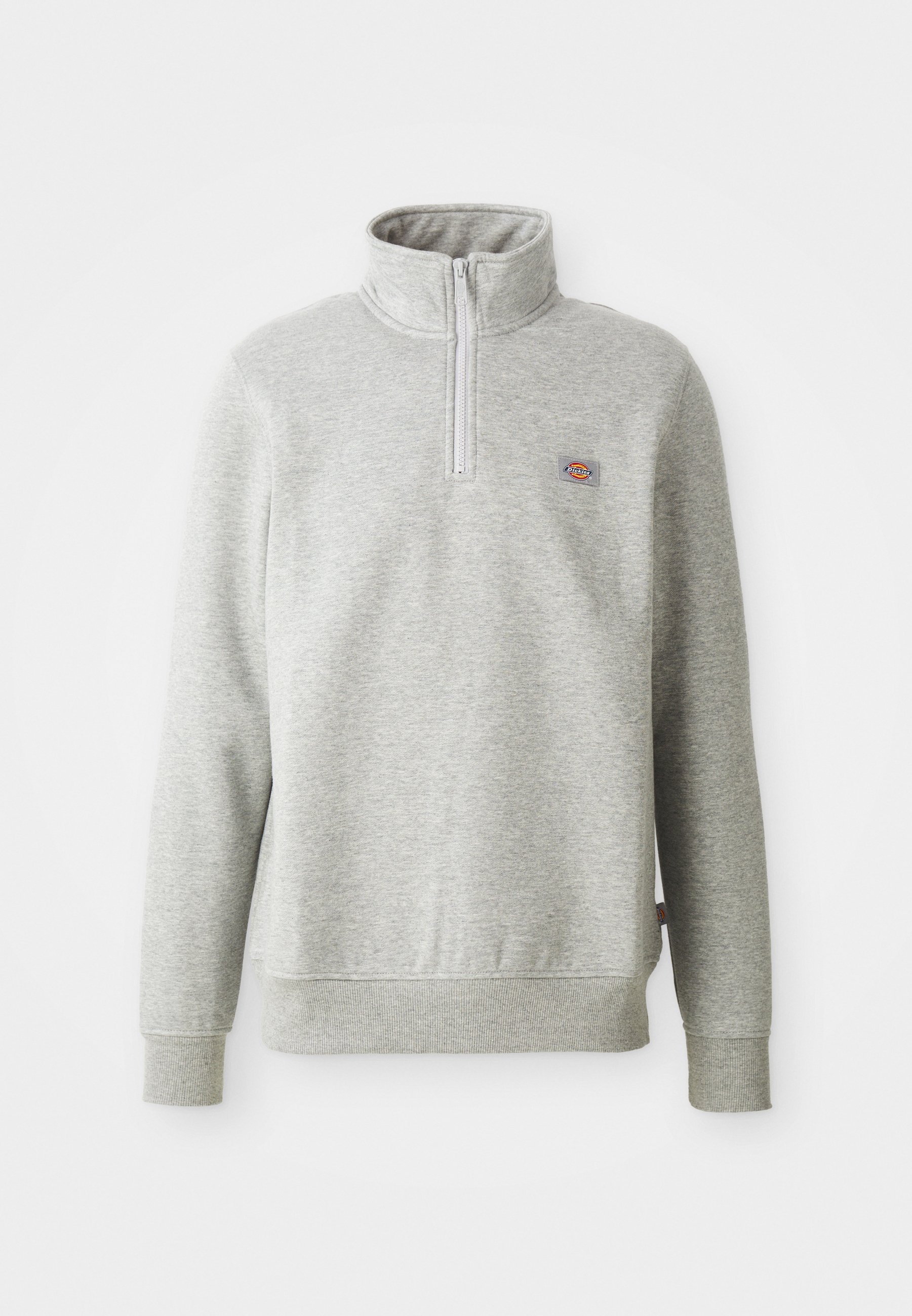 Dickies OAKPORT QUARTER ZIP - Sweatshirt - heather grey/mottled