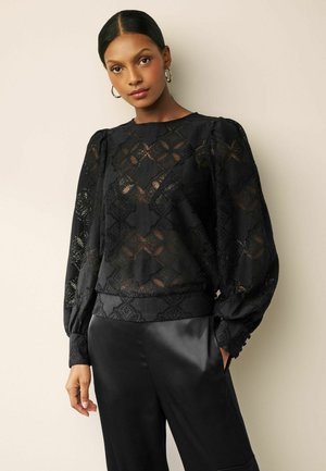 REGULAR FIT - Blouse - black