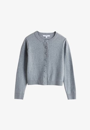 Next, SUPERSOFT CREW NECK LONG SLEEVE CARDIGAN - Cardigan - grey marl