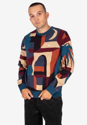 Iriedaily, IRIEDAILY STRICKPULLOVER BANKS - Jumper - night sky